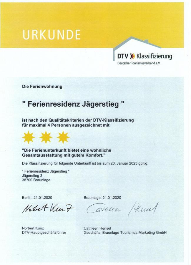 Ferienresidenz Jaegerstieg / Fewo Kruse 브라운라제 외부 사진